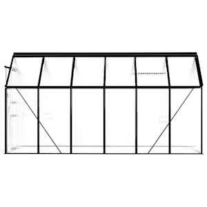 Skleník antracitový hliníkový 7,03 m² - obrázek 4