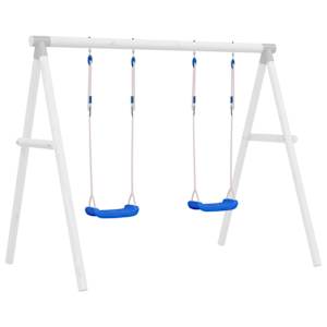 vidaXL k&ouml;itega kiigeistmed 2 tk, sinine, 37 x 15 cm, pol&uuml;et&uuml;leen