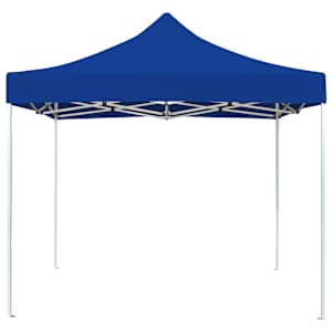 vidaXL Tente de r&eacute;ception pliable Aluminium 2 x 2 m Bleu