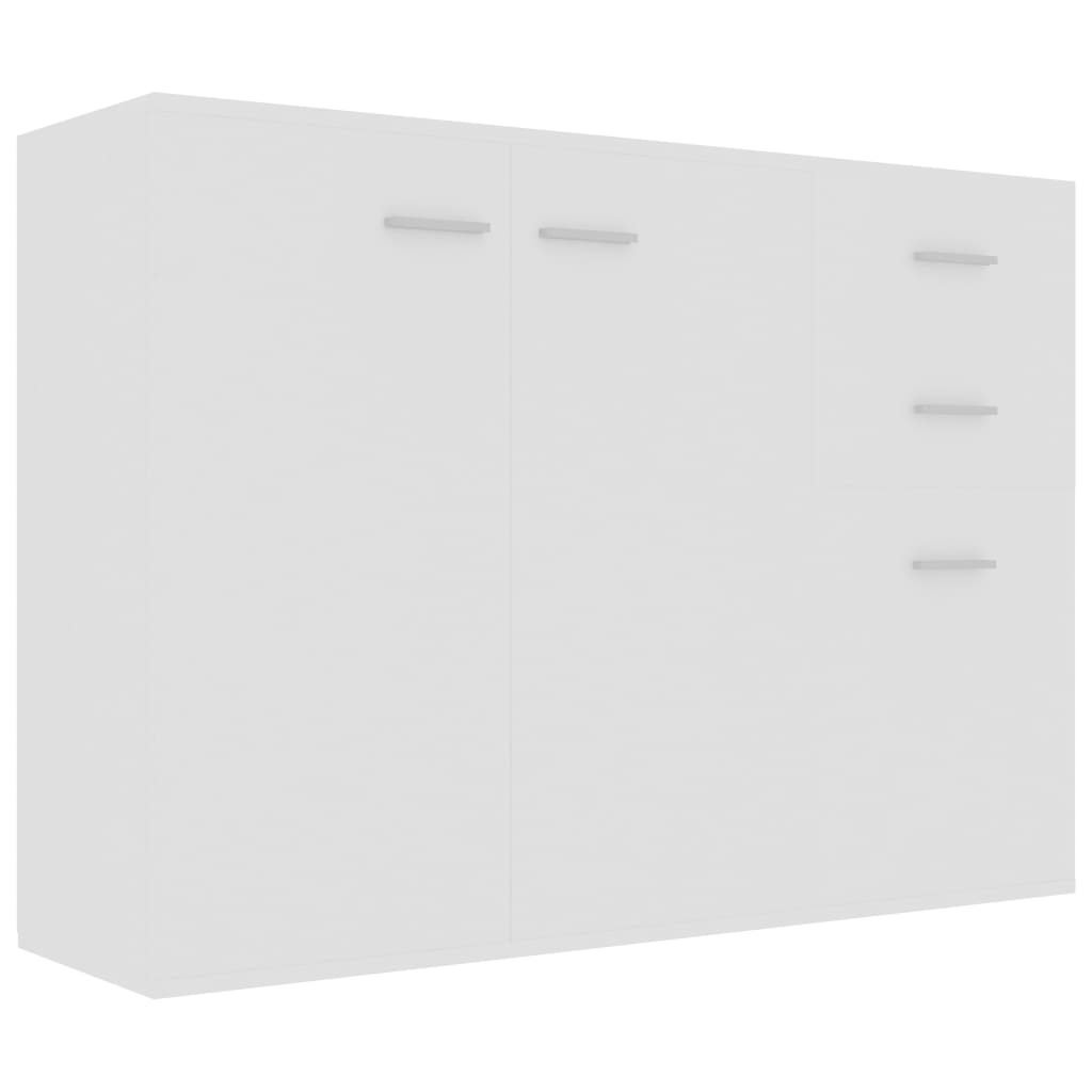 Sideboard Weiß 105x30x75 cm Spanplatte