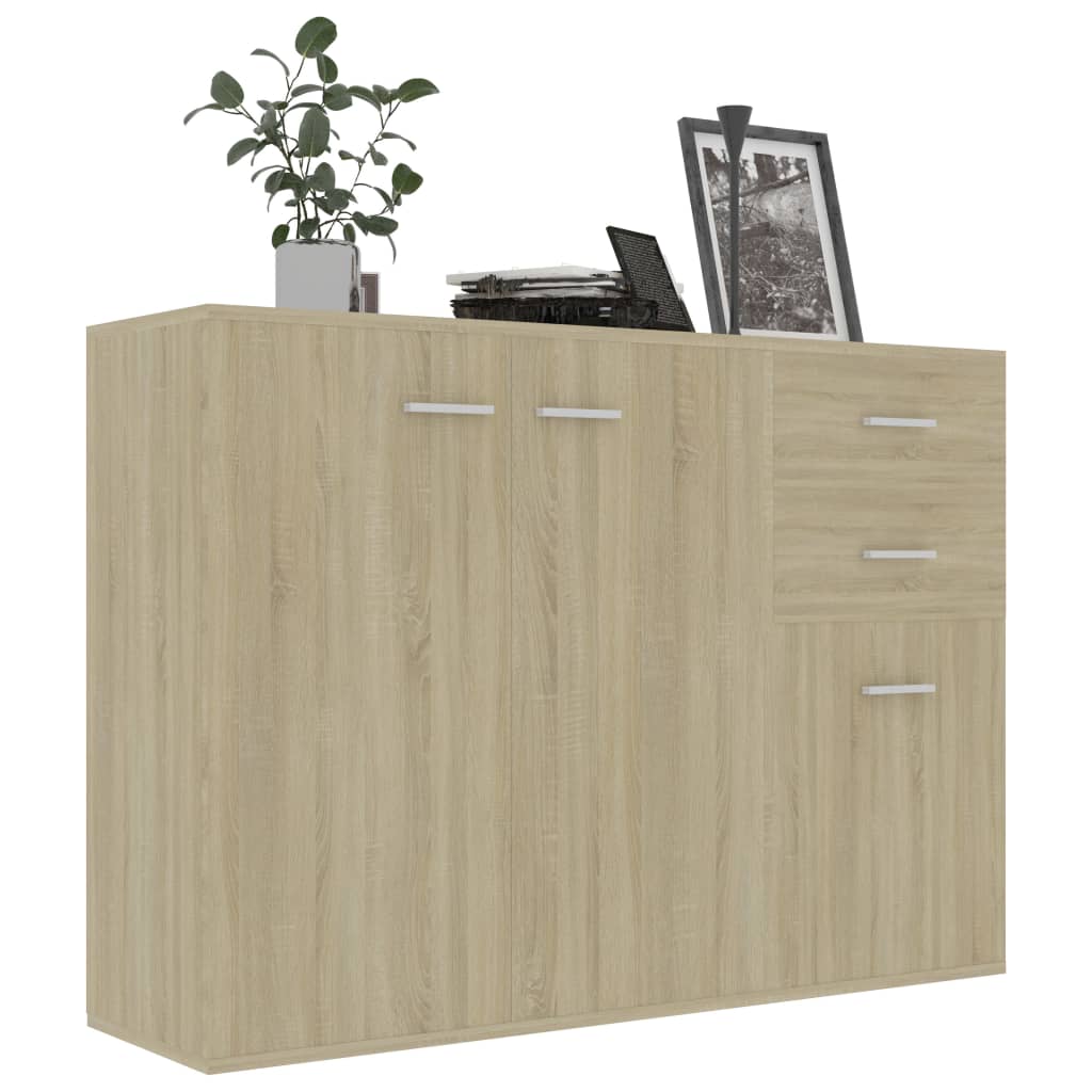 

vidaXL Dressoir 105x30x75 cm spaanplaat sonoma eikenkleurig