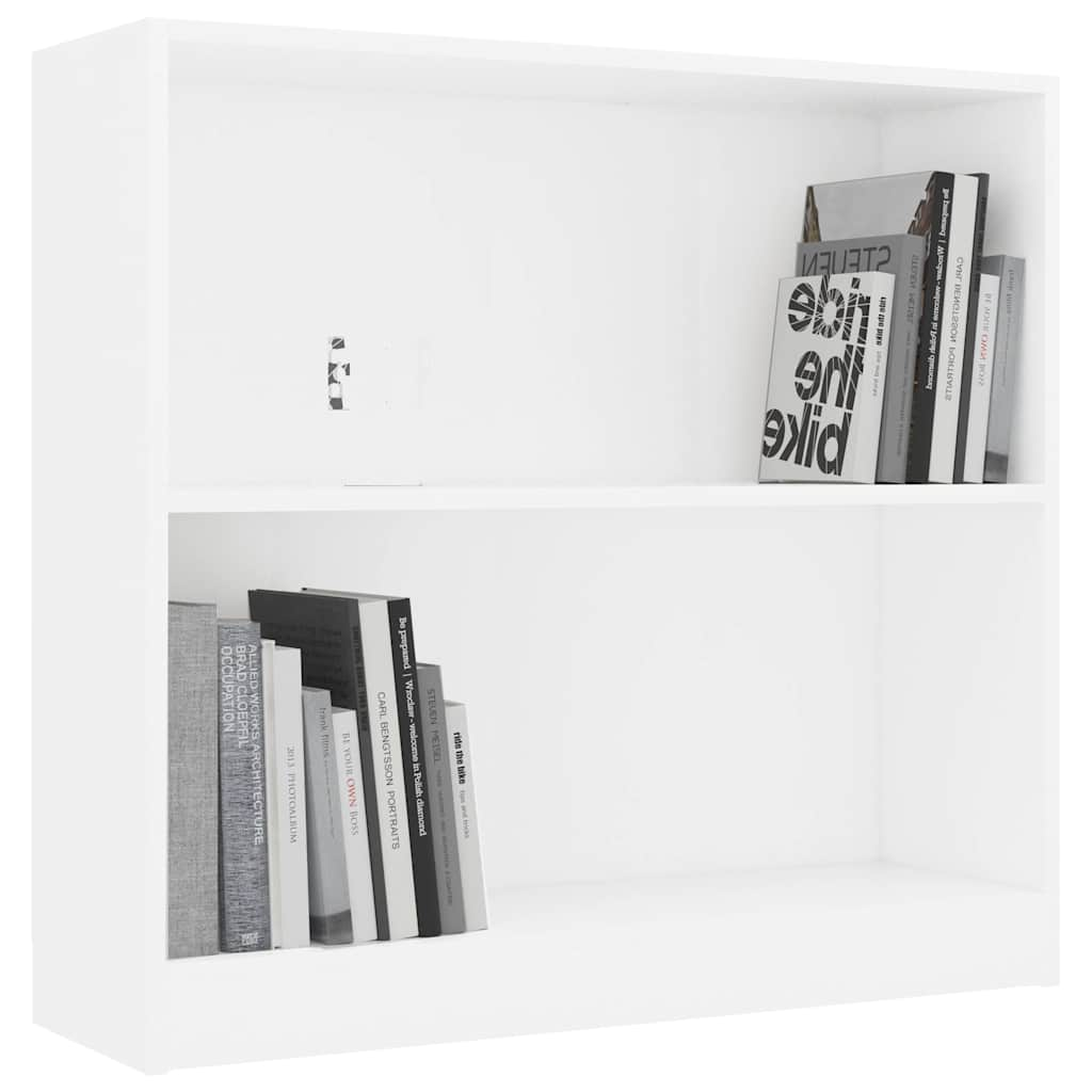 

vidaXL Boekenkast 80x24x75 cm spaanplaat wit