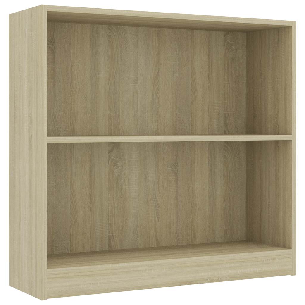 vidaXL Knihovna dub sonoma 80x24x75 cm kompozitní dřevo