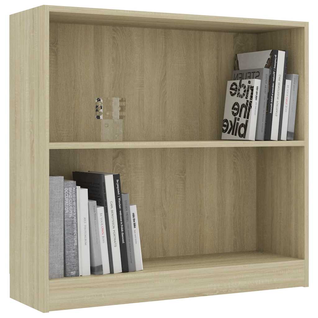 

vidaXL Boekenkast 80x24x75 cm spaanplaat sonoma eikenkleurig