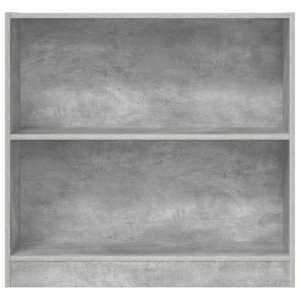 Knihovna betonově šedá 80 x 24 x 75 cm dřevotříska - obrázek 5