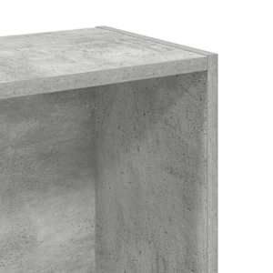 Knihovna betonově šedá 80 x 24 x 75 cm dřevotříska - obrázek 8