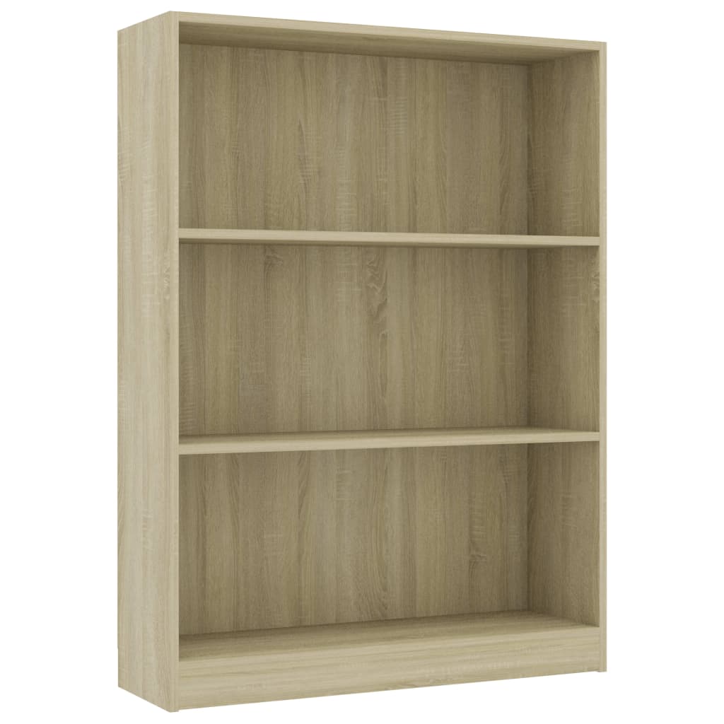 

vidaXL Bookshelf Sonoma Oak 31.5"x9.4"x42.5" Engineered Wood