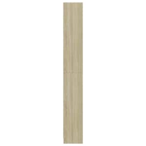 5patrová knihovna dub sonoma 80 x 24 x 175 cm kompozitní dřevo - obrázek 5