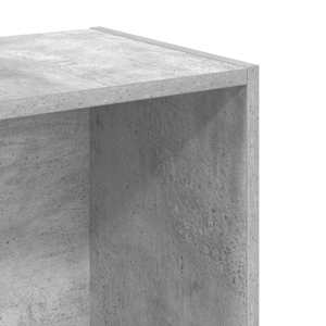 Knihovna 2 police betonově šedá 40 x 30 x 76,5 cm dřevotříska - obrázek 8