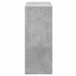 2patrová knihovna betonově šedá 60 x 30 x 76,5 cm dřevotříska - obrázek 6