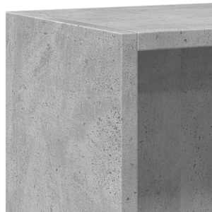 2patrová knihovna betonově šedá 60 x 30 x 76,5 cm dřevotříska - obrázek 8