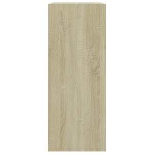 Knihovna dub sonoma 80x30x76,5 cm kompozitní dřevo - obrázek 5