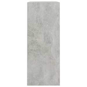 2patrová knihovna betonově šedá 80 x 30 x 76,5 cm dřevotříska - obrázek 5