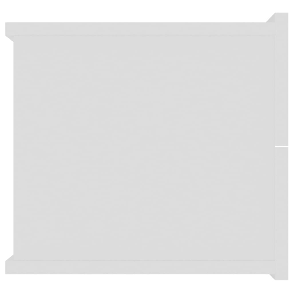 Fehér forgácslap éjjeliszekrény 40 x 30 x 30 cm 