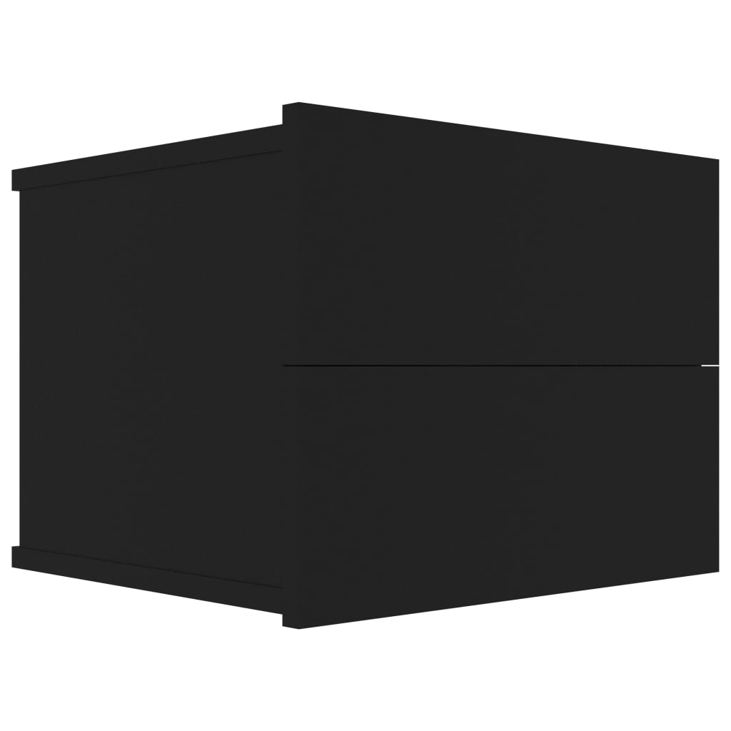 Nachttisch Schwarz 40 x 30 x 30 cm Spanplatte