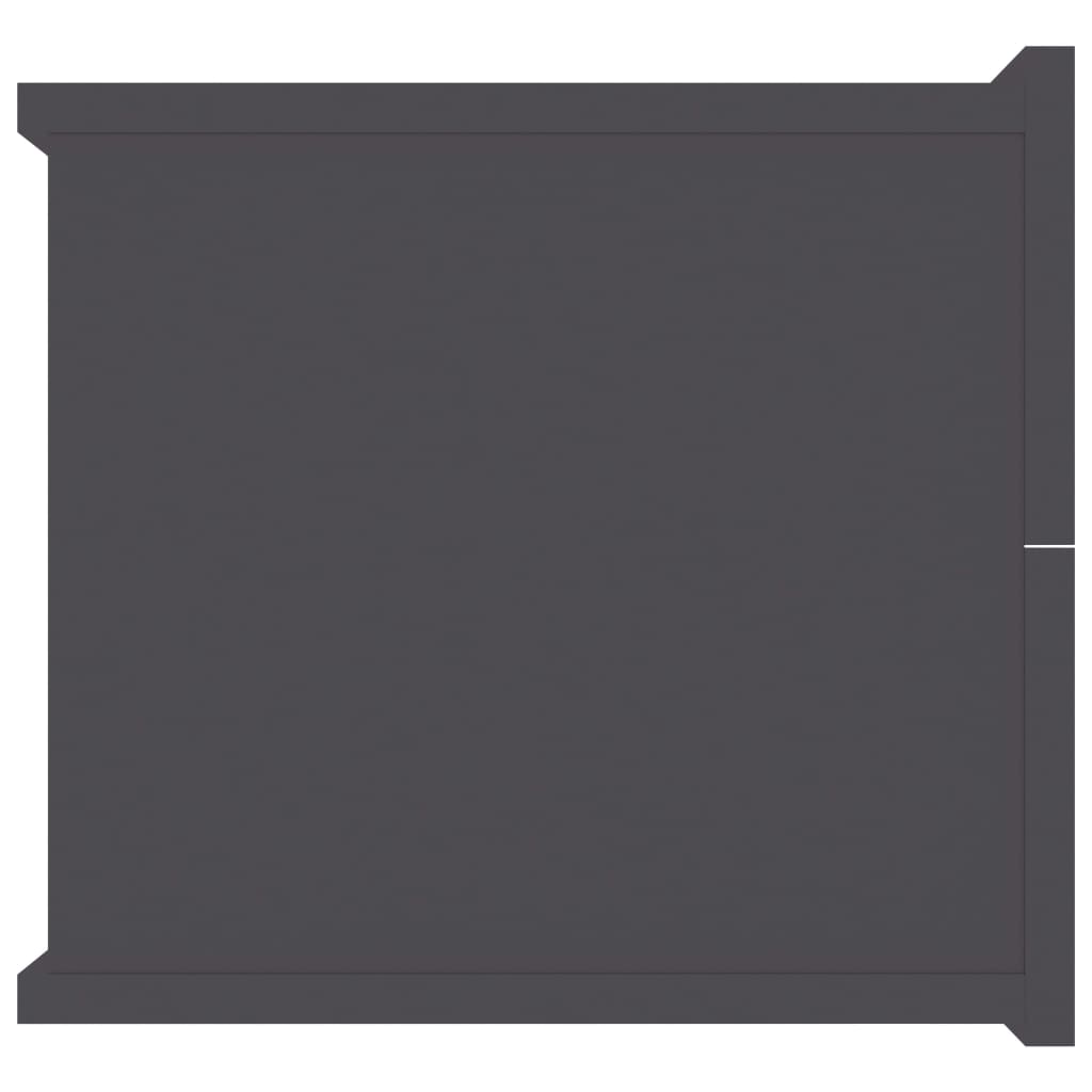 Nachttisch Grau 40 x 30 x 30 cm Spanplatte