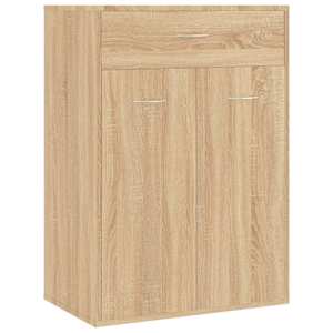 vidaXL kingakapp, Sonoma tamm, 60 x 35 x 84 cm, tehispuit