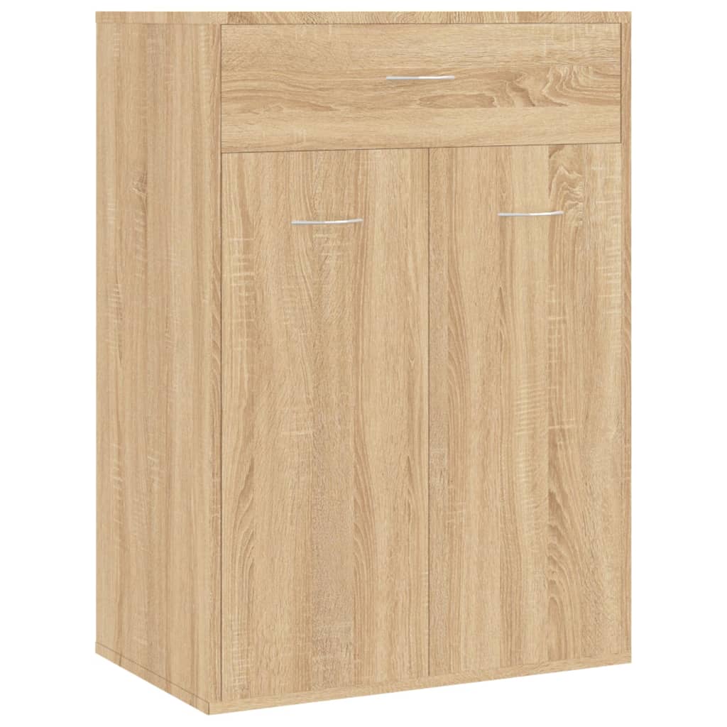 

vidaXL Shoe Cabinet Sonoma Oak 23.6"x13.8"x33.1" Engineered Wood