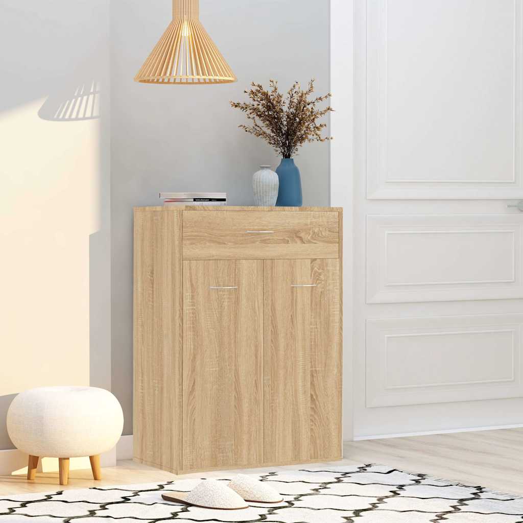 vidaXL Szafka na buty, d�b sonoma, 60x35x84 cm