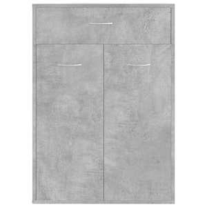 Botník betonově šedý 60 x 35 x 84 cm kompozitní dřevo - obrázek 6