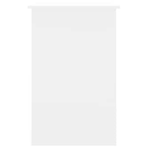 Psací stůl bílý 100 x 50 x 76 cm dřevotříska - obrázek 8