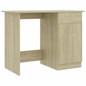vidaXL kirjutuslaud Sonoma tamm 100 x 50 x 76 cm tehispuit