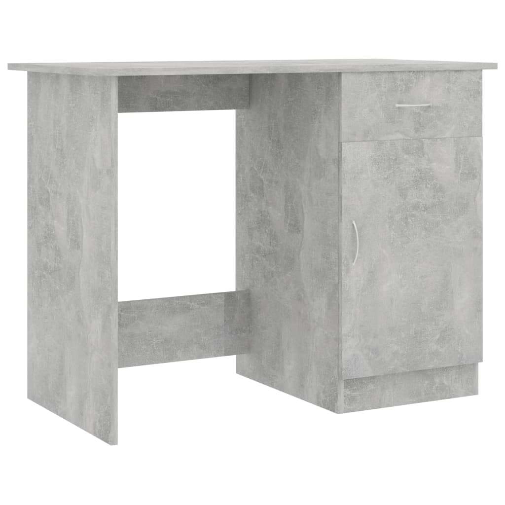 Betonszürke forgácslap íróasztal 100 x 50 x 76 cm 