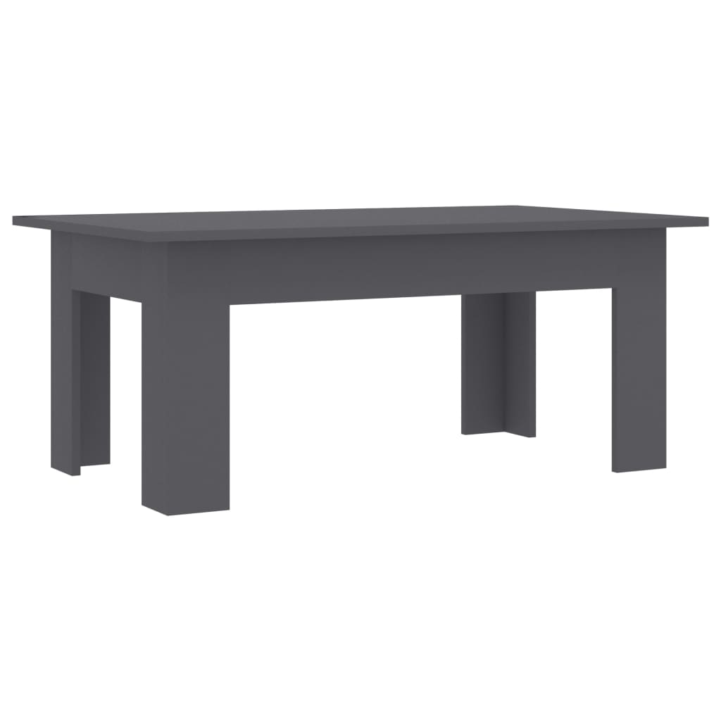 

vidaXL Coffee Table Gray 39.4"x23.6"x16.5" Engineered Wood