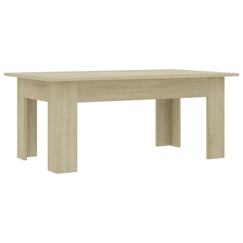 

vidaXL Coffee Table Sonoma Oak 39.4"x23.6"x16.5" Engineered Wood