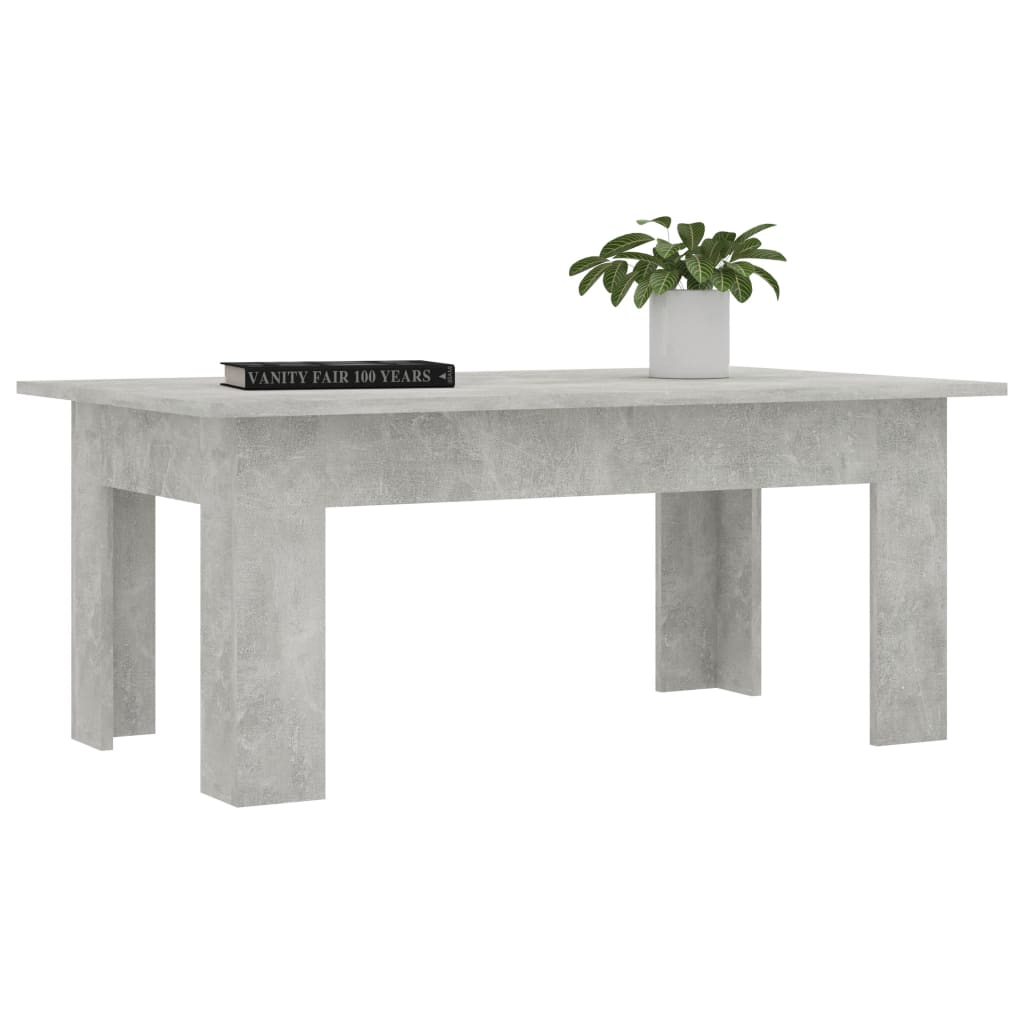 

vidaXL Salontafel 100x60x42 cm spaanplaat betongrijs