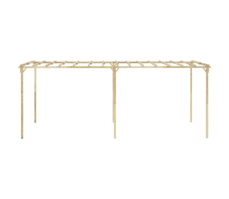 vidaXL Pergola de jardin 588x294x220 cm Bois de pin imprégné