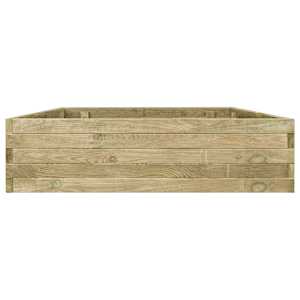 vidaXL Aukštas lovelis daržovėms, 100cm, impregnuota pušies mediena