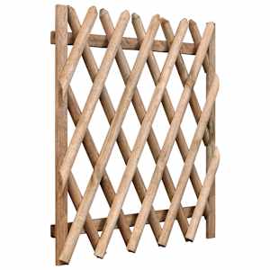 vidaXL Sodo vartai, 100x100cm, impregnuota pu&scaron;ies mediena