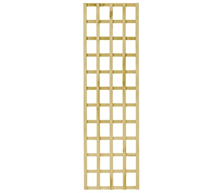 vidaXL Sodo treliažai, 6vnt., 50x170cm, pu&scaron;ies mediena