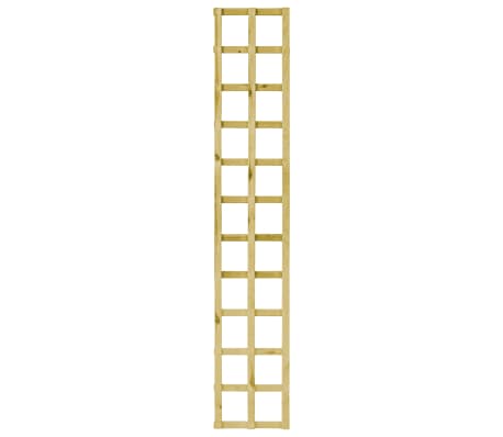 vidaXL 6 db impregn&aacute;lt fenyőfa kerti n&ouml;v&eacute;nyfuttat&oacute; r&aacute;cs 30 x 170 cm