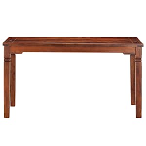 vidaXL Valgomojo stalas, 140x70x76cm, akacijos medienos masyvas