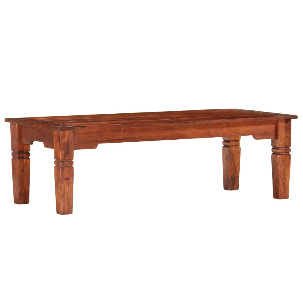 vidaXL Măsuță de cafea, 110x50x35 cm, lemn masiv de acacia