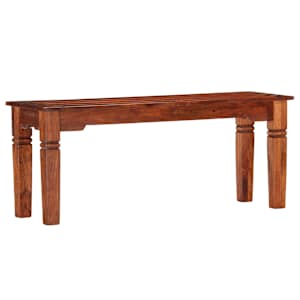 Lavice 110 cm masivní akáciové dřevo - obrázek 8