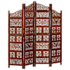 vidaXL 4 paneeliga sirm, pruun, 160 x 165 cm, toekas mangopuit