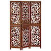 vidaXL 3 paneeliga sirm, pruun, 120 x 165 cm, toekas mangopuit