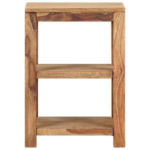 vidaXL Knygų lentyna, 2 aukštų, 43x43x60cm, dalbergijos masyvas