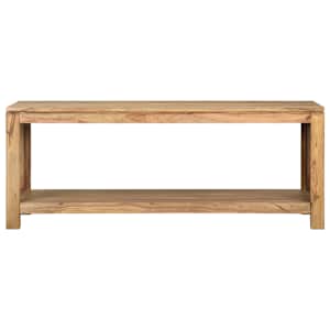 vidaXL Kavos staliukas, 118x60x45cm, rausvosios dalbergijos masyvas