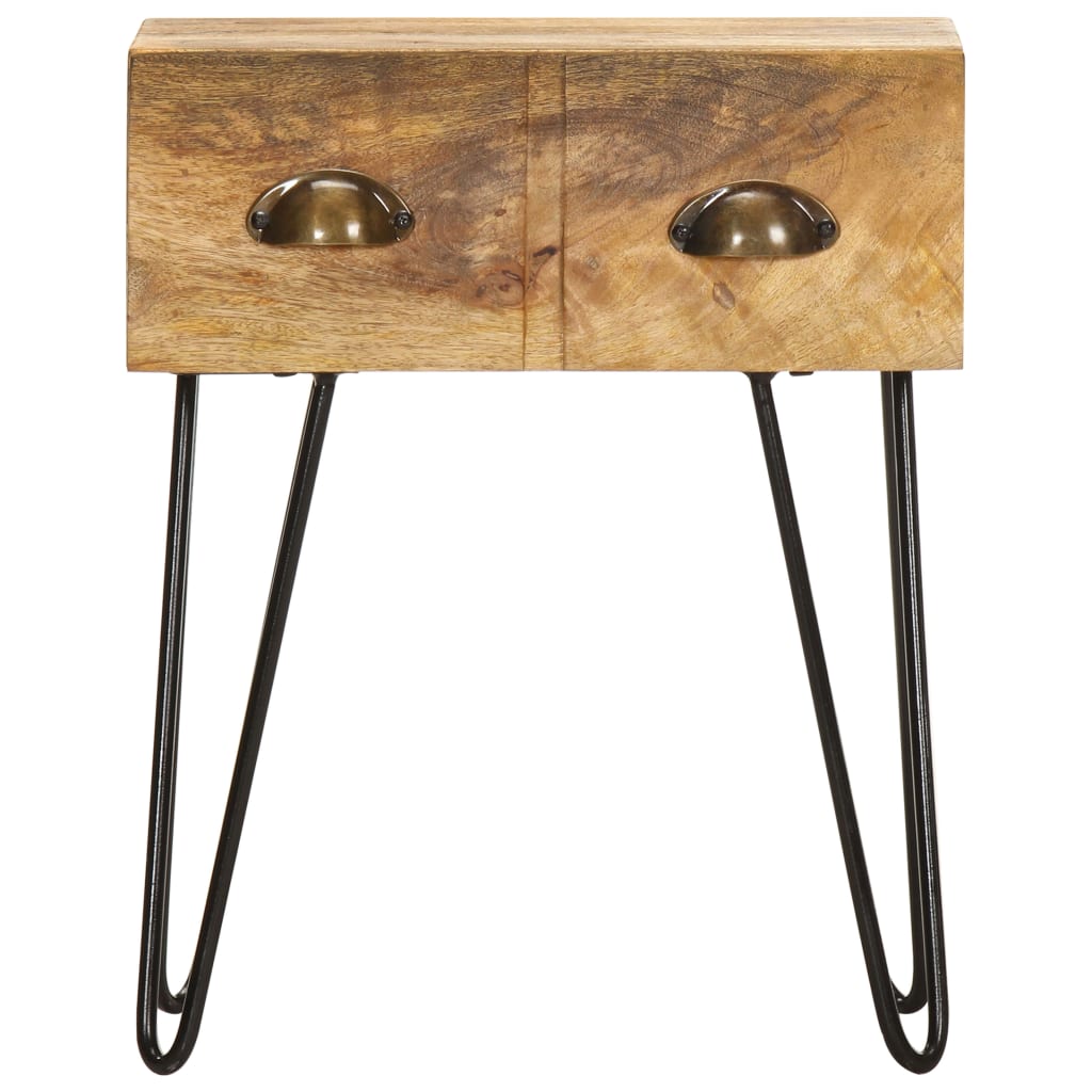 

vidaXL Nachtkastje 40x30x50 cm massief mangohout