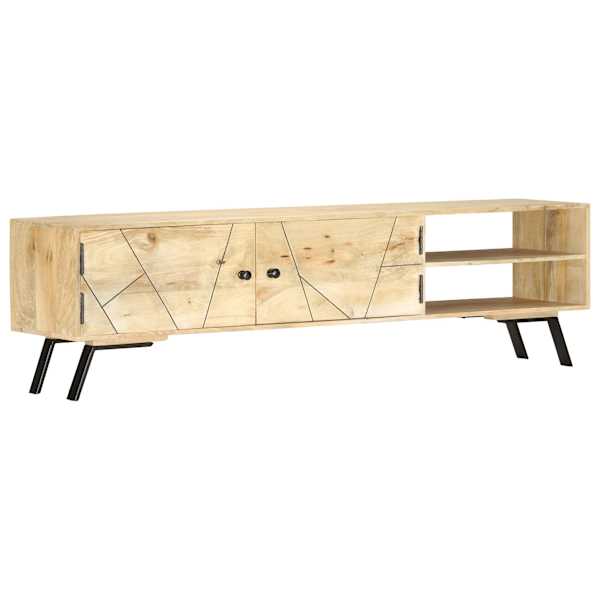 vidaXL telerialus, 140 x 30 x 40 cm, toekas mangopuit
