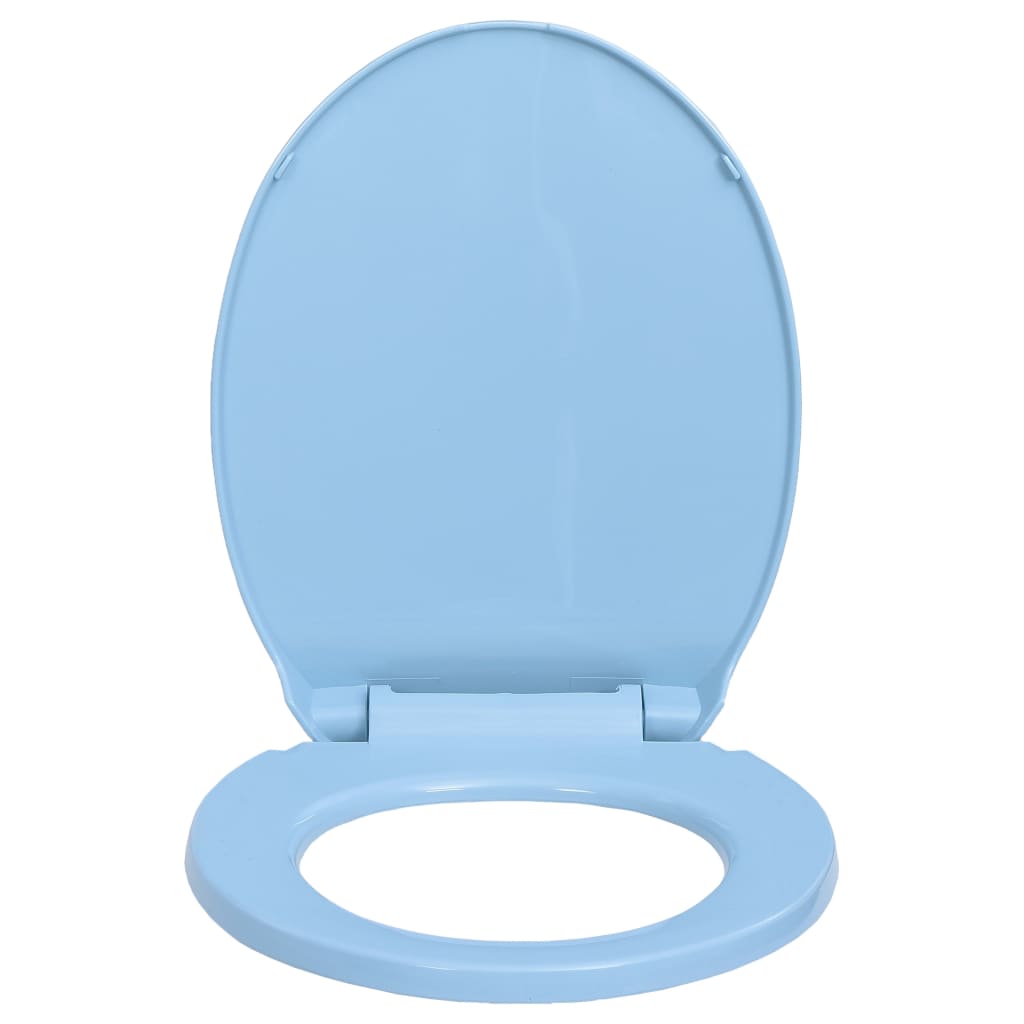 Toiletbril soft-close en quick-release blauw - 24