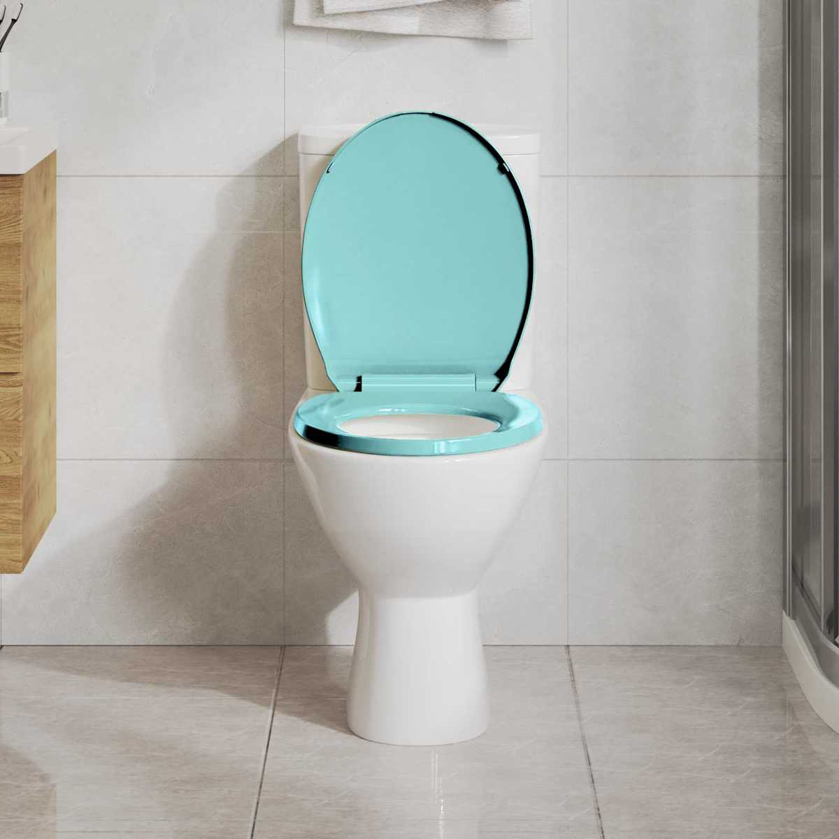 Toiletsæde med soft-close oval - Billede 3