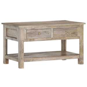 Konferenční stolek 82 x 52 x 47 cm masivní mangovníkové dřevo - obrázek 9