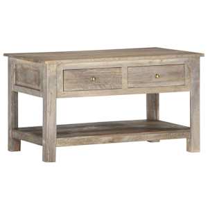 Konferenční stolek 82 x 52 x 47 cm masivní mangovníkové dřevo - obrázek 10