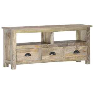 TV stolek 110 x 30 x 50 cm masivní mangovníkové dřevo - obrázek 8