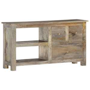TV stolek 100 x 30 x 55 cm masivní mangovníkové dřevo - obrázek 11